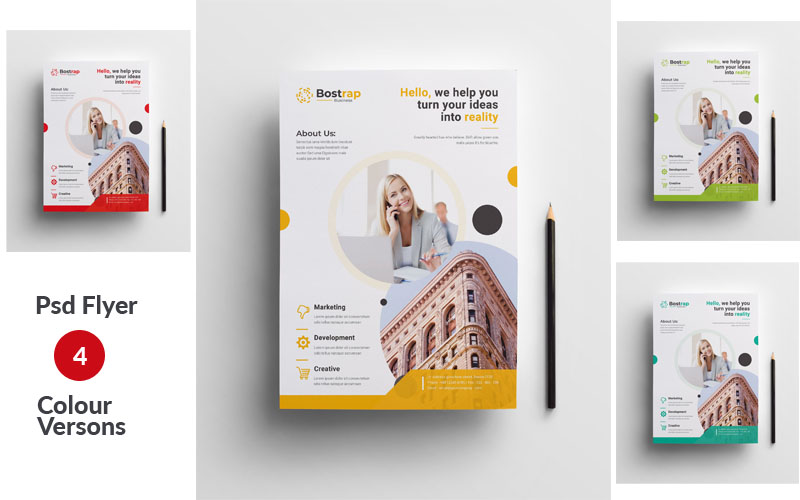 Bostrap - Best Creative Business Flyer Vol_80 - Corporate Identity Template