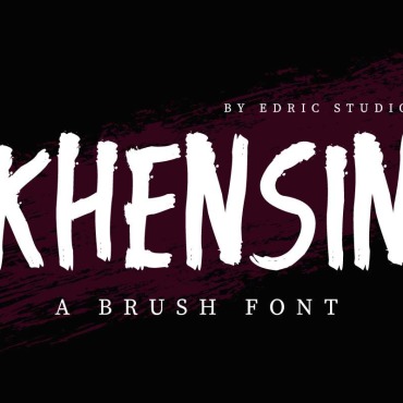 Brochure Brush Fonts 107529