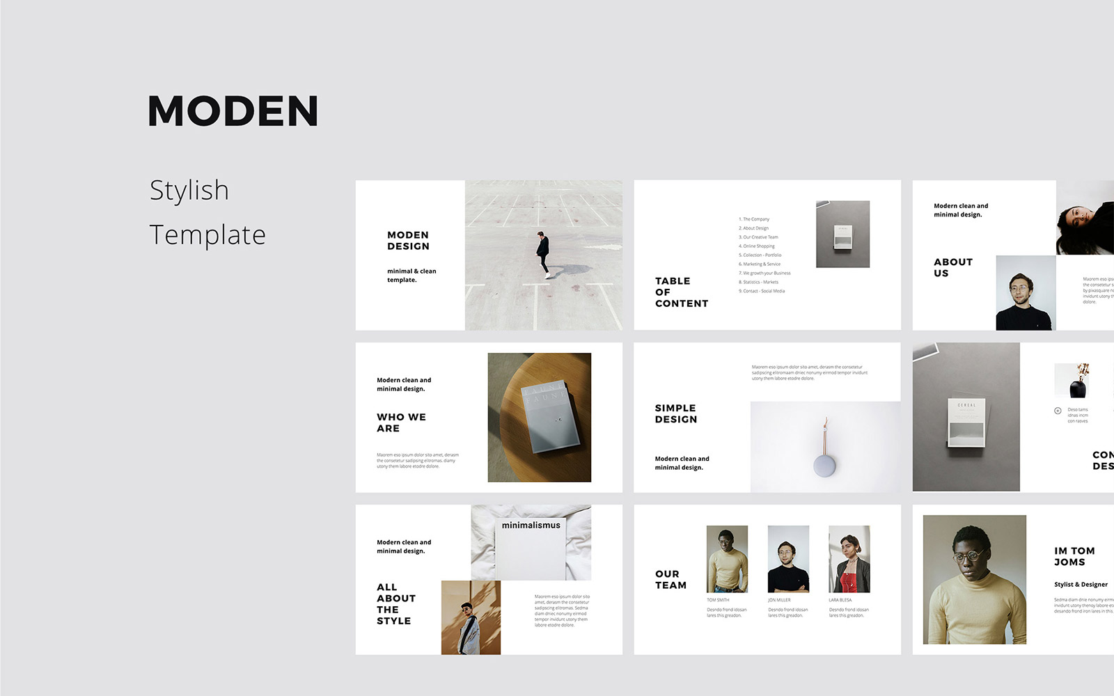 MODEN - Presentation Google Slides