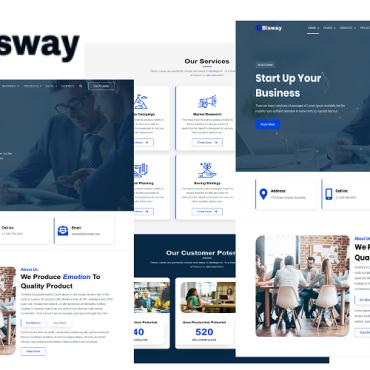 Corporate Agency Responsive Website Templates 107567