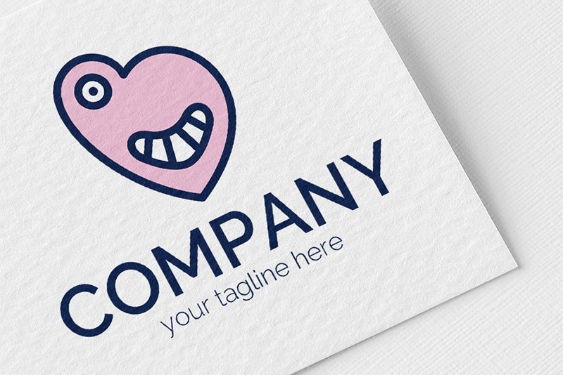 Logo, graphic sign, combines: Funny Monsters