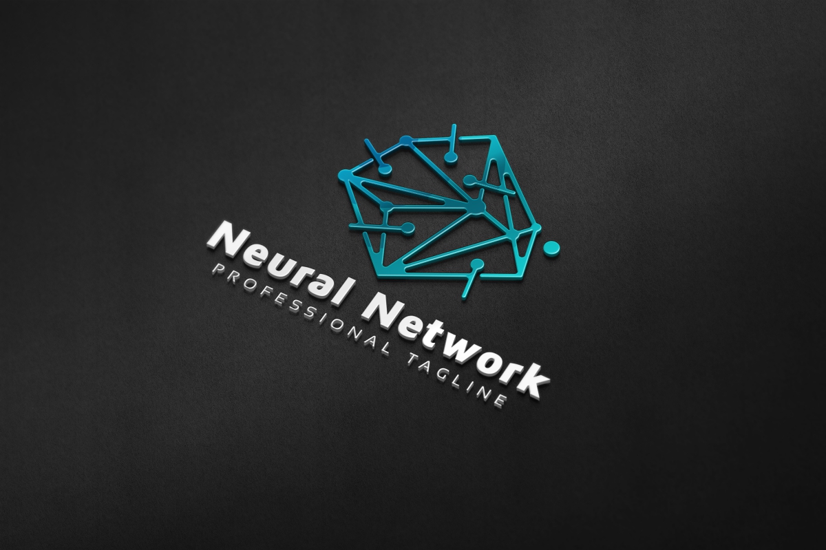 Abstract Mind Network Logo Template
