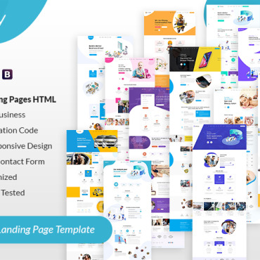 Business Lawyer Landing Page Templates 107703