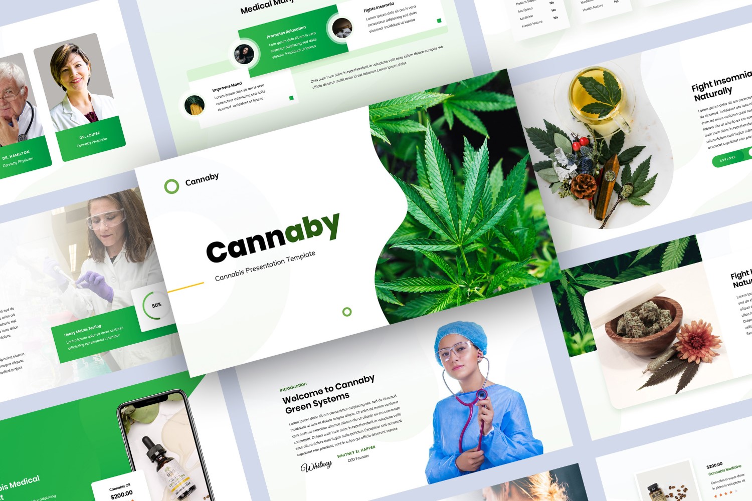 Cannabis Presentation Google Slides