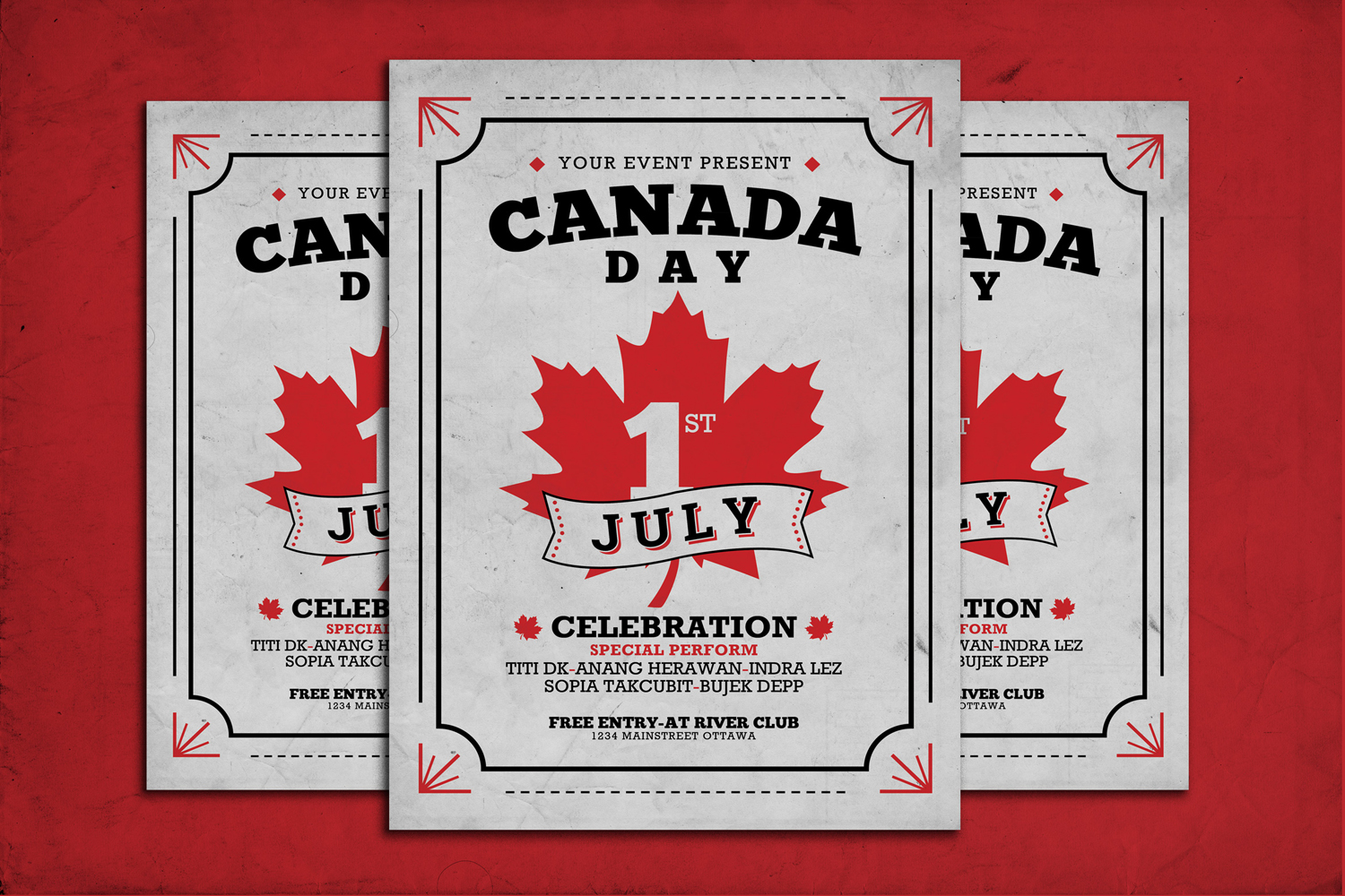 Canada Day Flyer - Corporate Identity Template