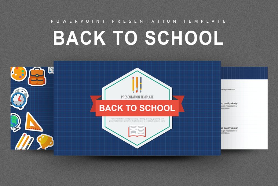 Back To School PowerPoint template