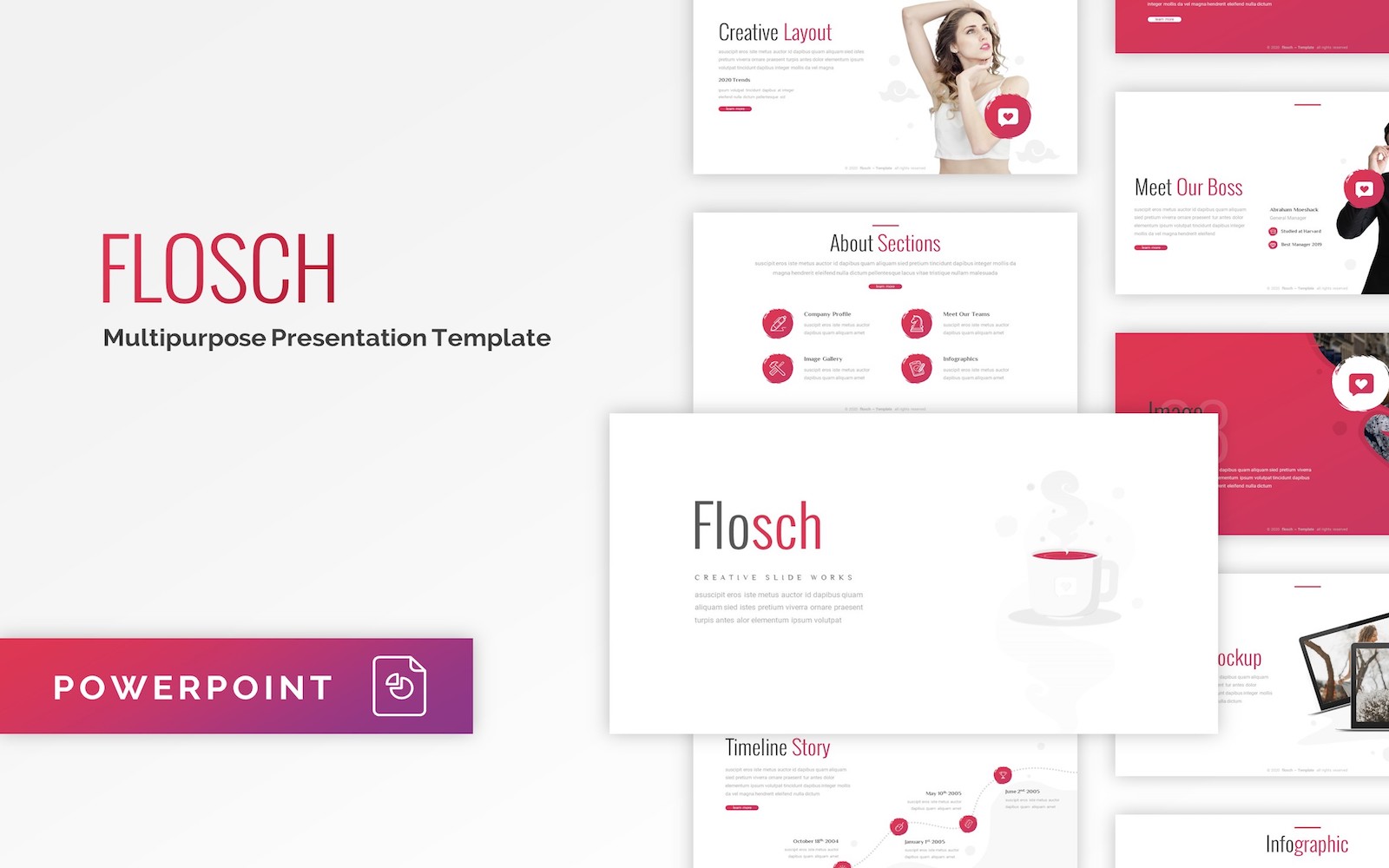 Flosch - Multipurpose PowerPoint template