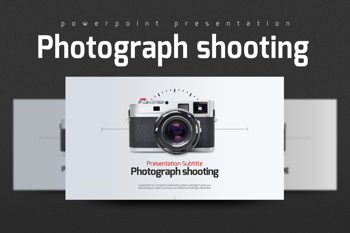 Camera PPT PowerPoint template