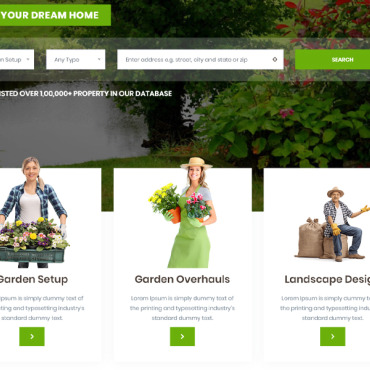 Exterior Design Website Templates 107859