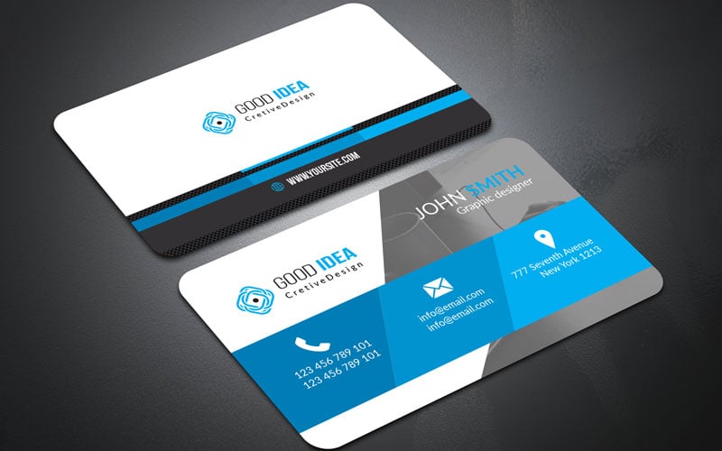 Simple Business card - Corporate Identity Template