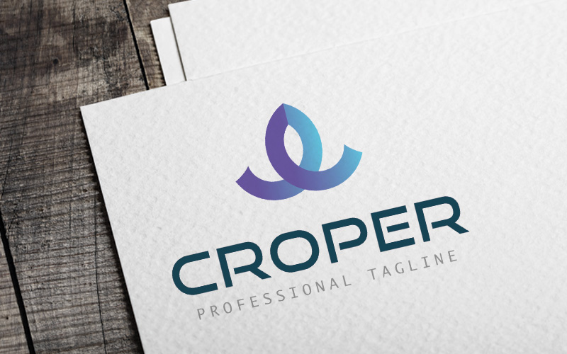 Croper Logo Template