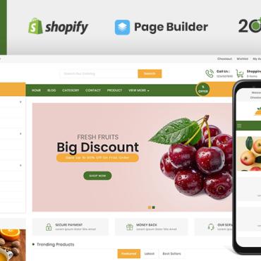 Restaurant Grocery Shopify Themes 108086