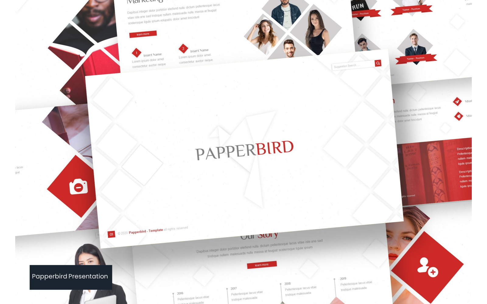 Papperbird - Keynote template