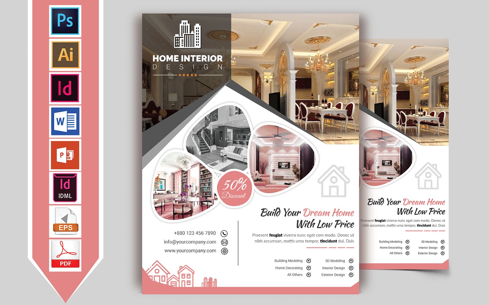 Interior Design Flyer Vol-03 - Corporate Identity Template