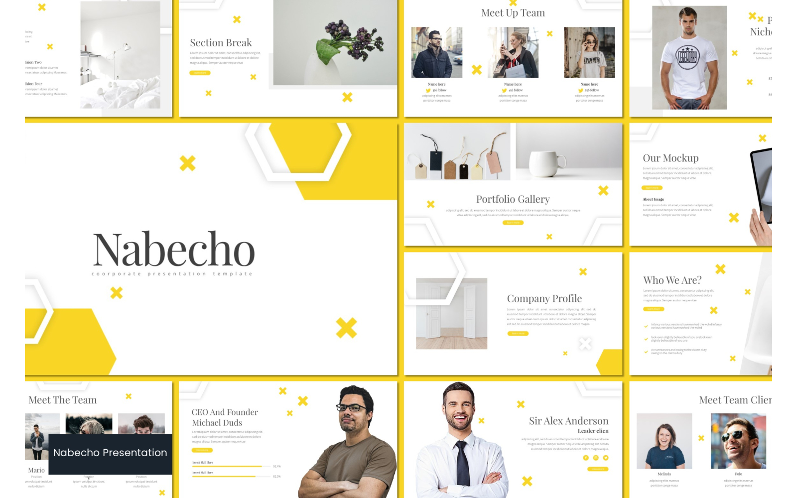Nabecho PowerPoint template