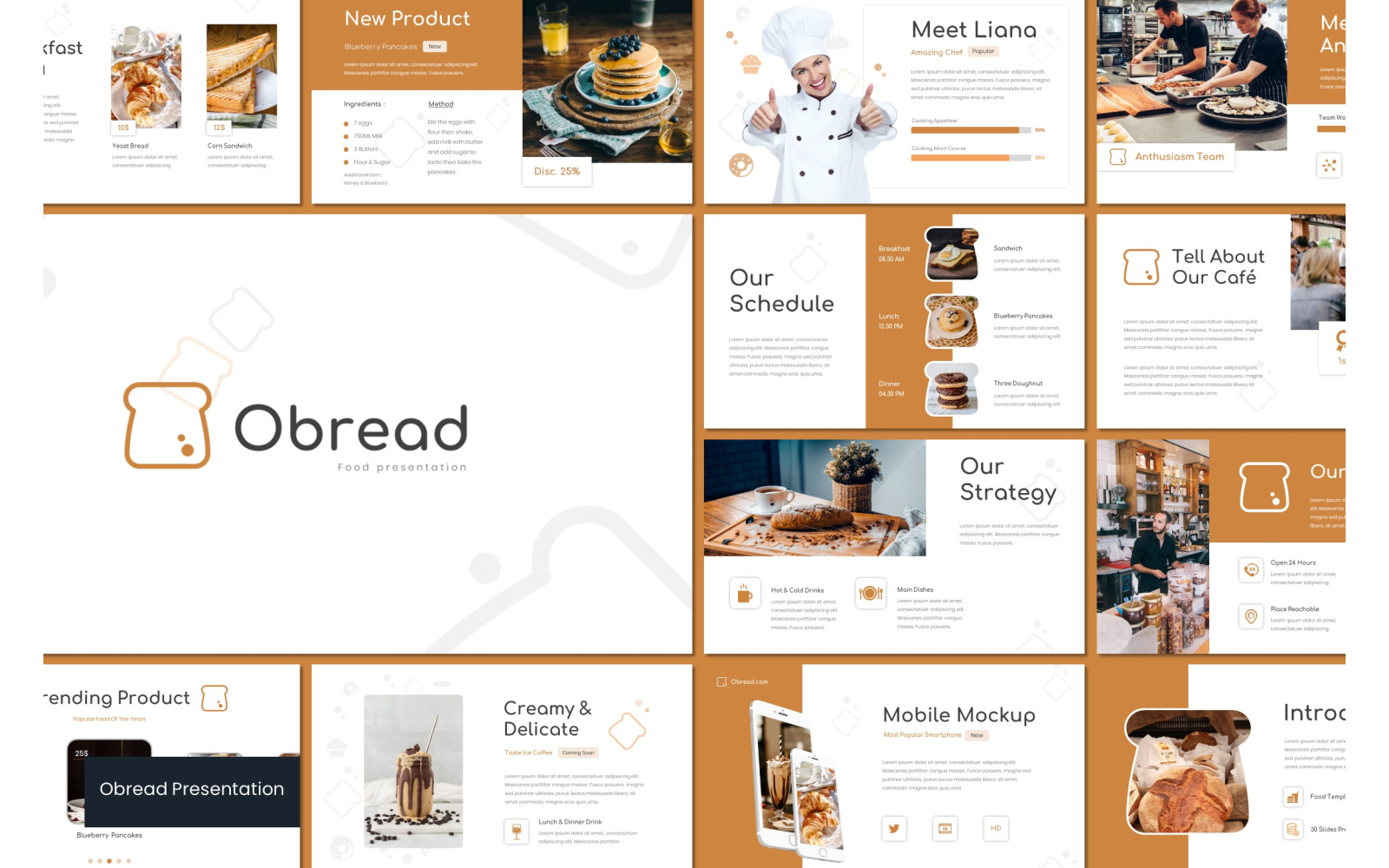 Obread PowerPoint template