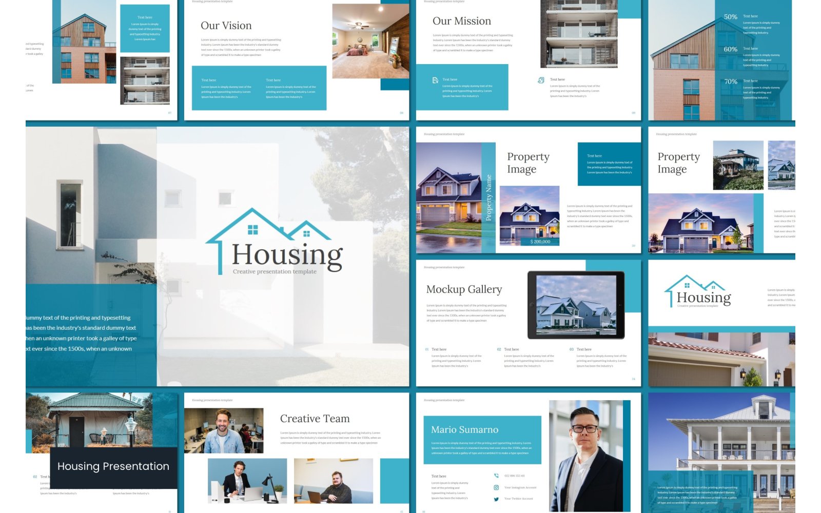 Housing PowerPoint template