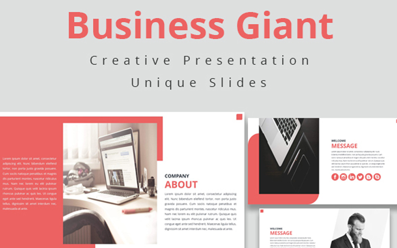 Business Giant PowerPoint template