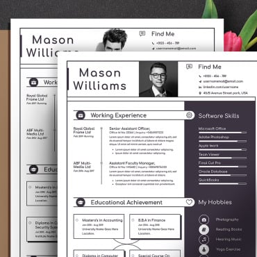 Template Cv Resume Templates 108540