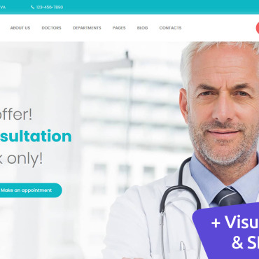 Doctor Med Moto CMS 3 Templates 108647