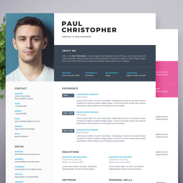 Resume Cv Resume Templates 108675