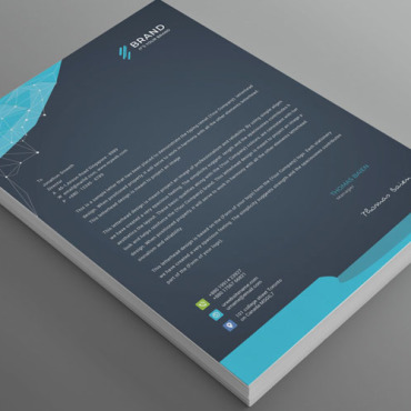 Blank Blue Corporate Identity 108680