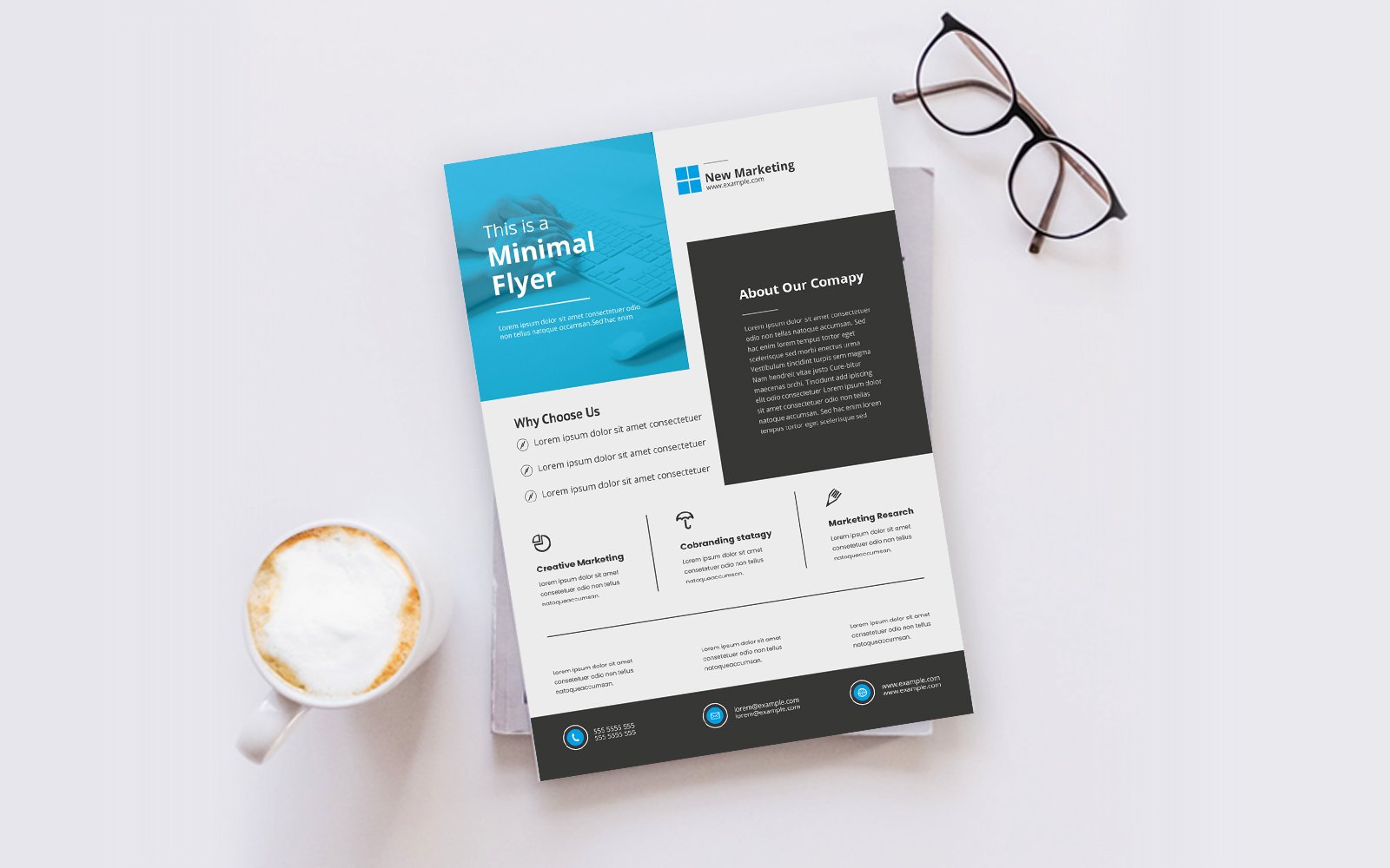 Minimal Flyer - Corporate Identity Template