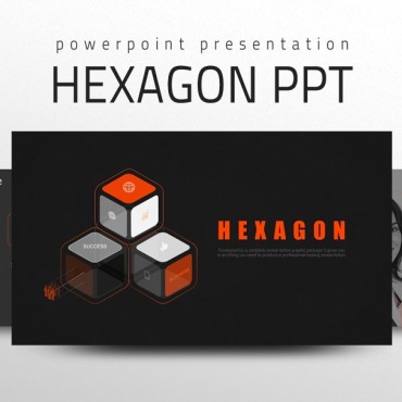 Infographic Hexagon PowerPoint Templates 108704