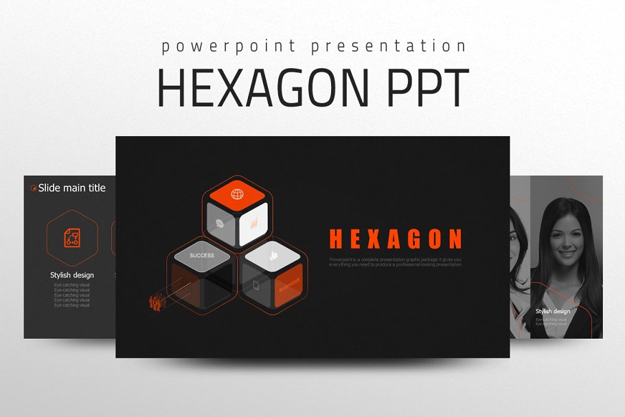 Hexagon PowerPoint template