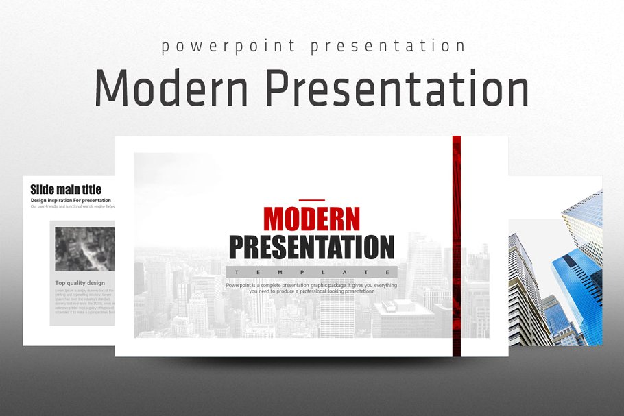 Modern Presantation PowerPoint template