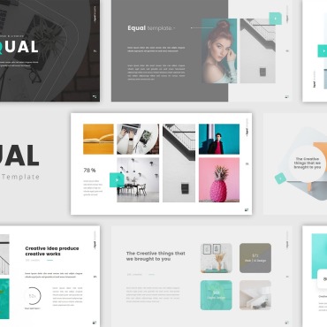 Creative Minimal PowerPoint Templates 108711