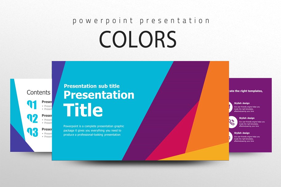 Colors PPT PowerPoint template