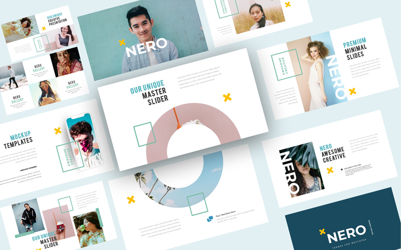 Nero Creative PowerPoint template