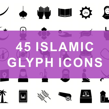 Islamic Star Icon Sets 108806