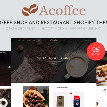 Cafeteria Coffee Shopify Themes 108850