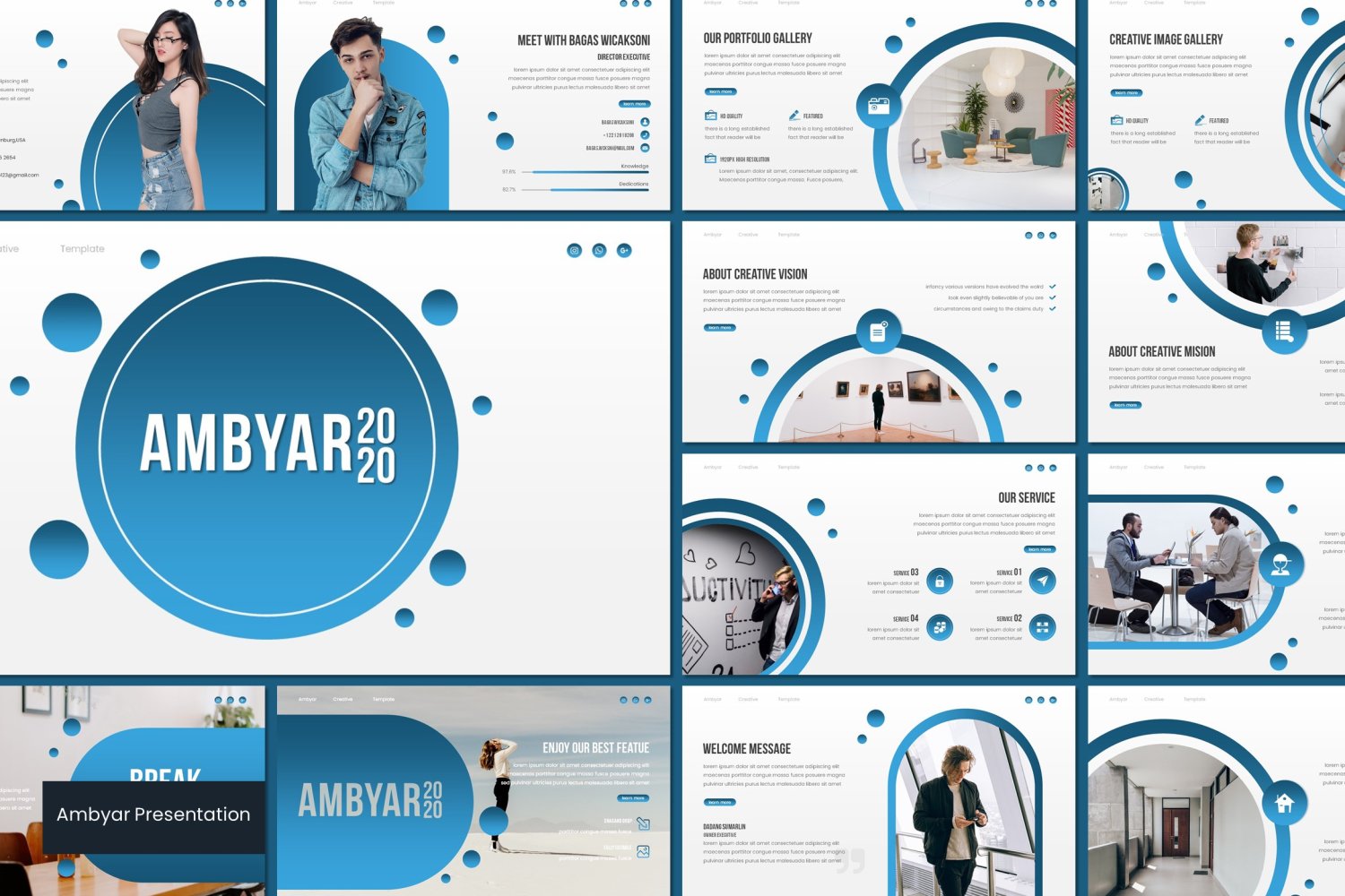 Ambyar PowerPoint template