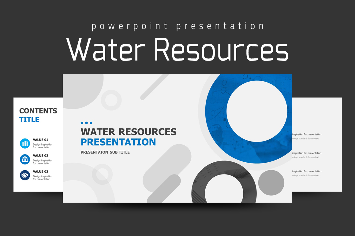 Water Resources Presentation PowerPoint template