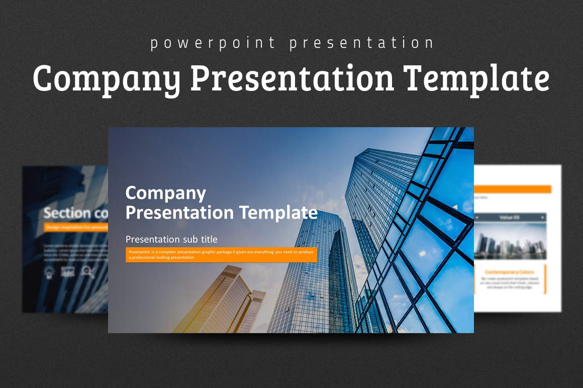 Company Presentation PowerPoint template