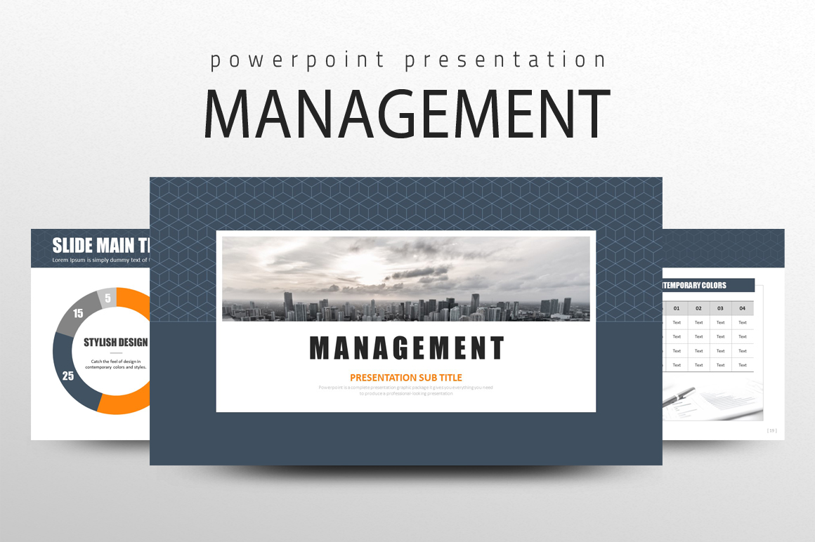 Management PPT PowerPoint template