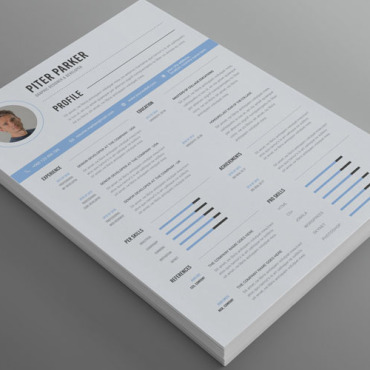 A4 Clean Resume Templates 108964