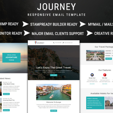 Trip Vacation Newsletter Templates 108974