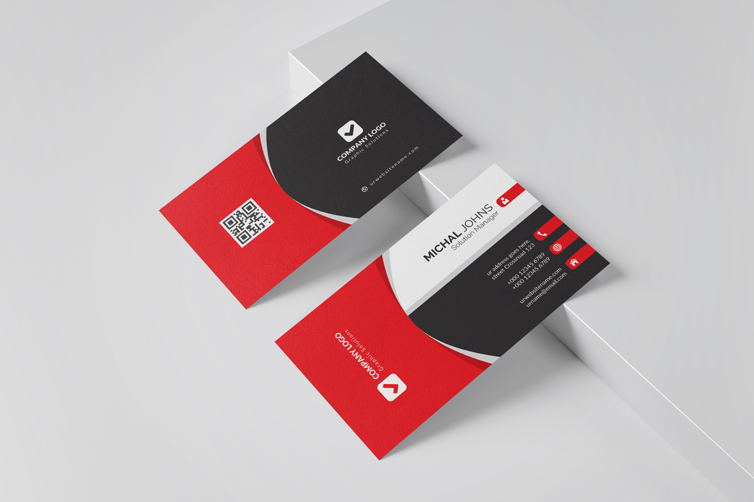 Modern Professional Business Card - Corporate Identity Template