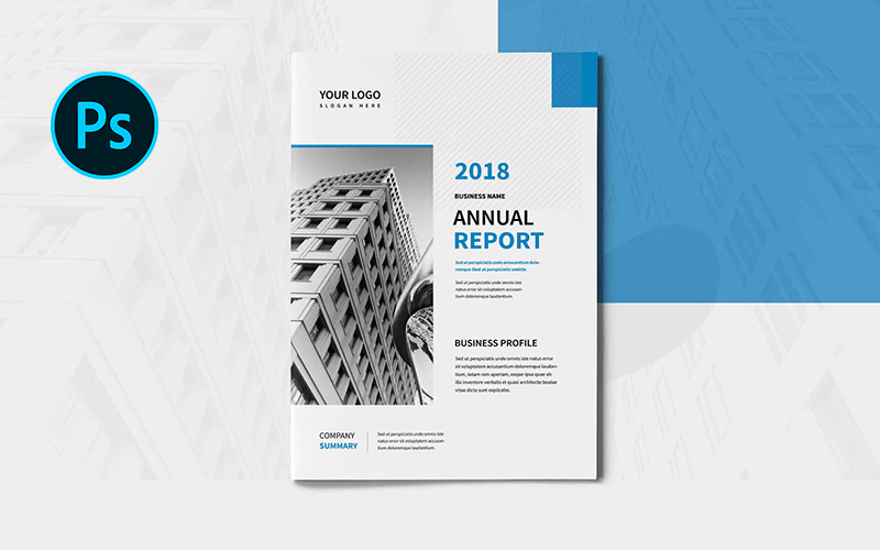 Annual Report Brochure - Corporate Identity Template