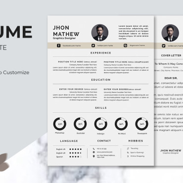 Resumefemalefeminineinfographicletterminimalistmodernmodern Resumeportfolioprofessionalresumeresume  109276