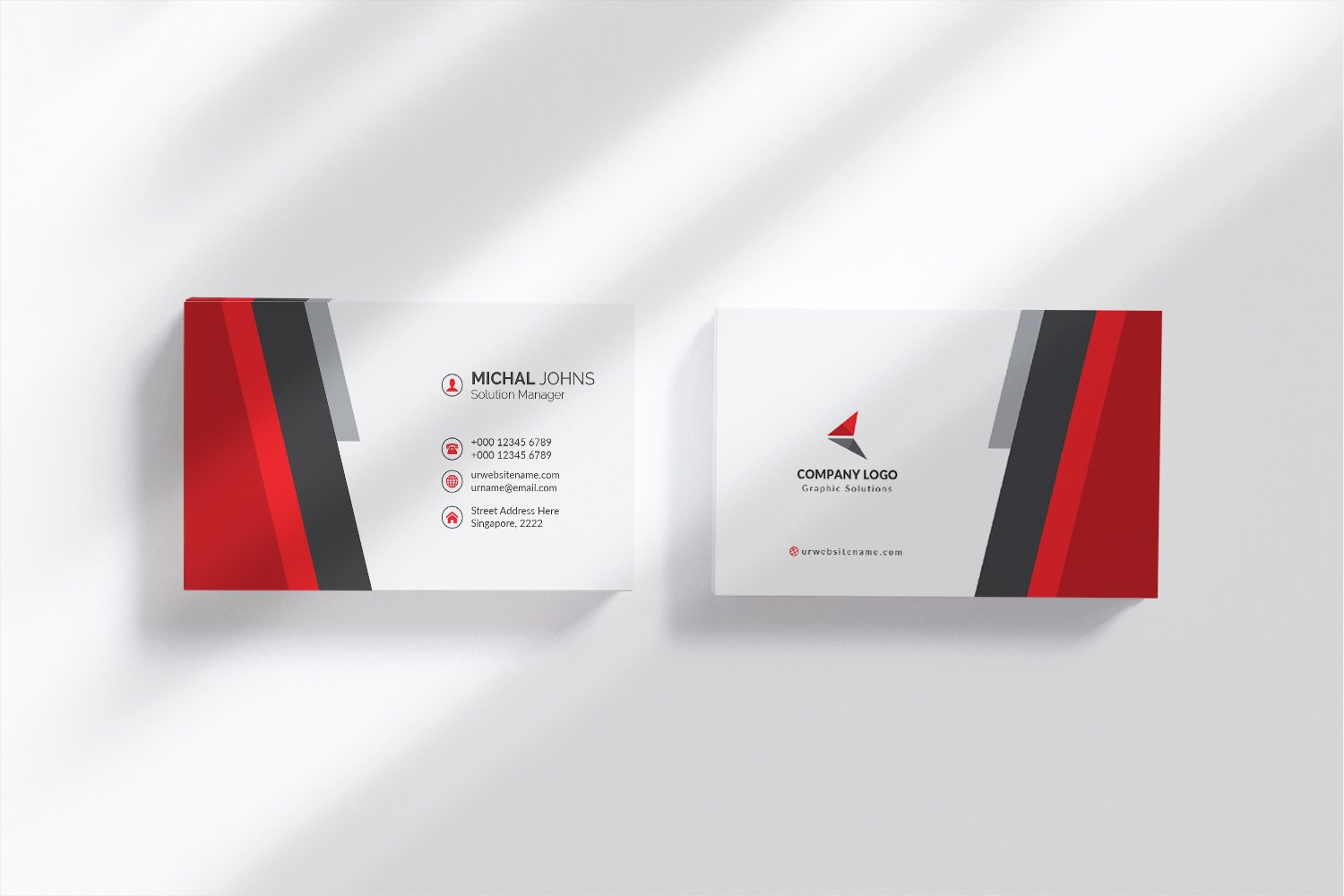 Modern Business Cards - Corporate Identity Template