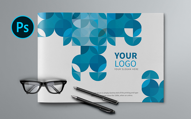 Modern Blue Company Brochure - Corporate Identity Template