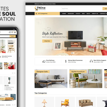 Responsive Furniture Shopify Themes 109405