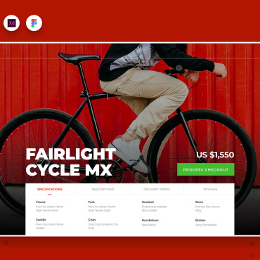 Bicycle Shop UI Elements 109495