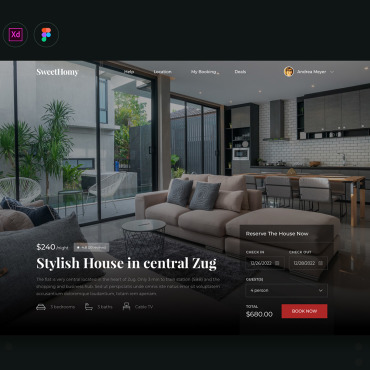 House Hotel UI Elements 109498