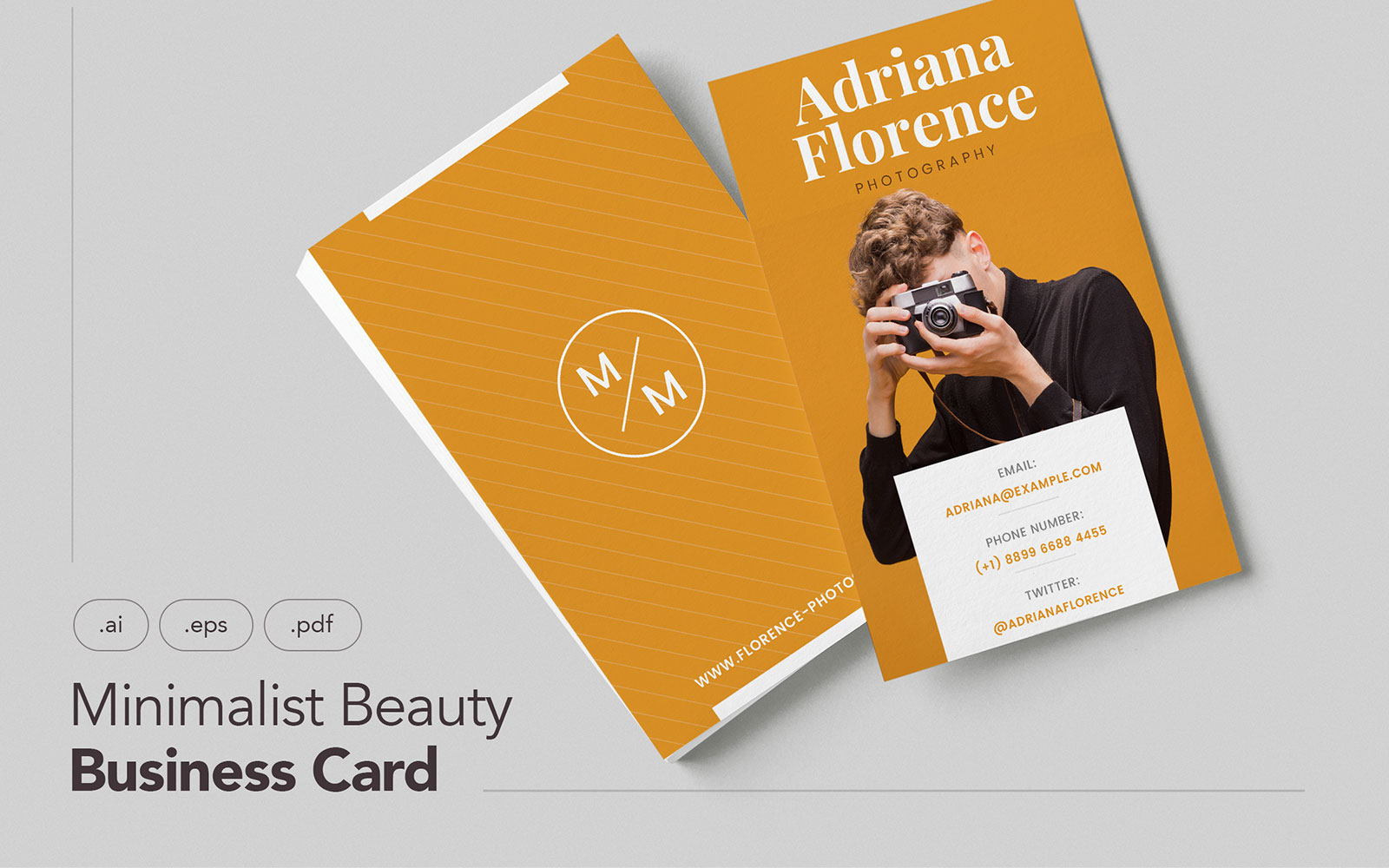 Professional and Clean Business Card V.6 - Corporate Identity Template